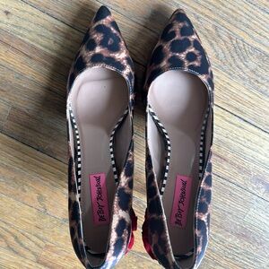 Betsey Johnson Leopard Print Women's Shoes
